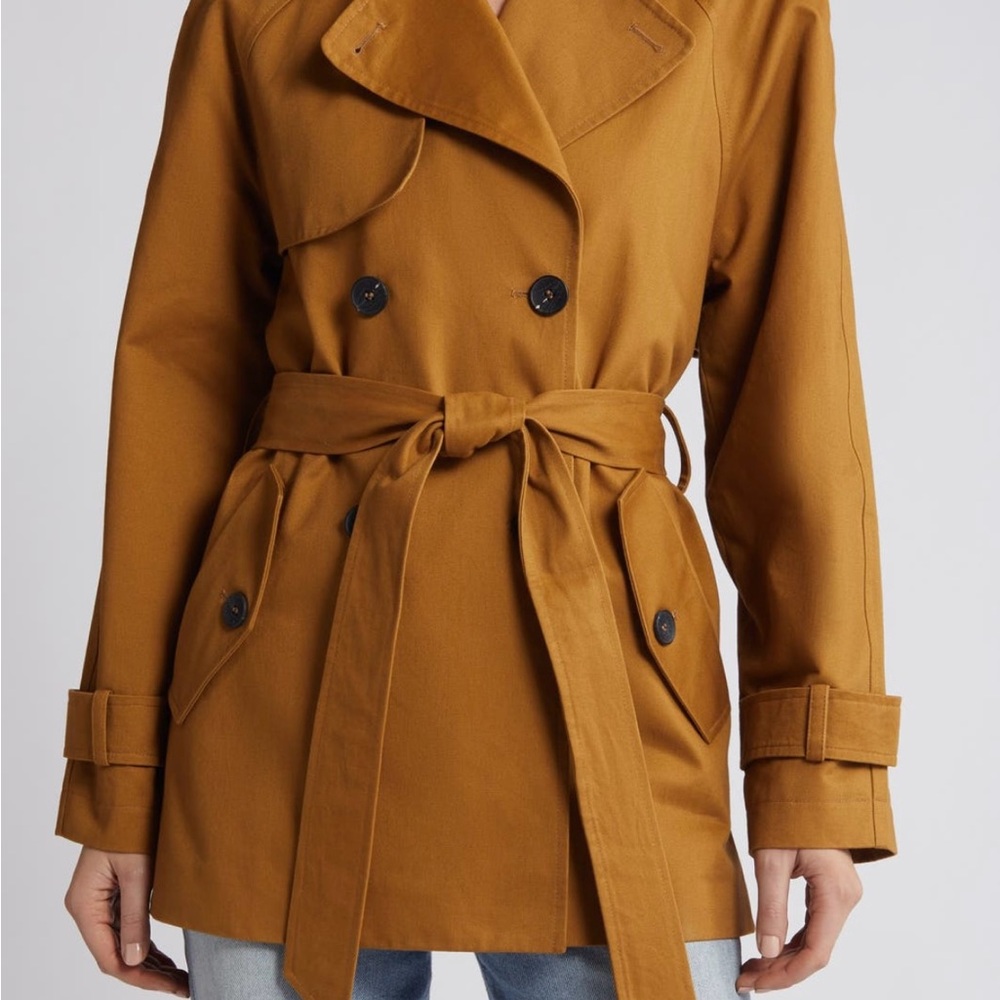 Avec Les Filles Trench Coat NWT Size Medium - Picture 3 of 9